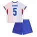 Maillot de foot France Jules Kounde #5 Extérieur vêtements enfant Europe 2024 Manches Courtes (+ pantalon court)